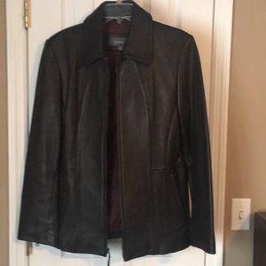 Women’s Black Liz Claiborne Leather Jacket